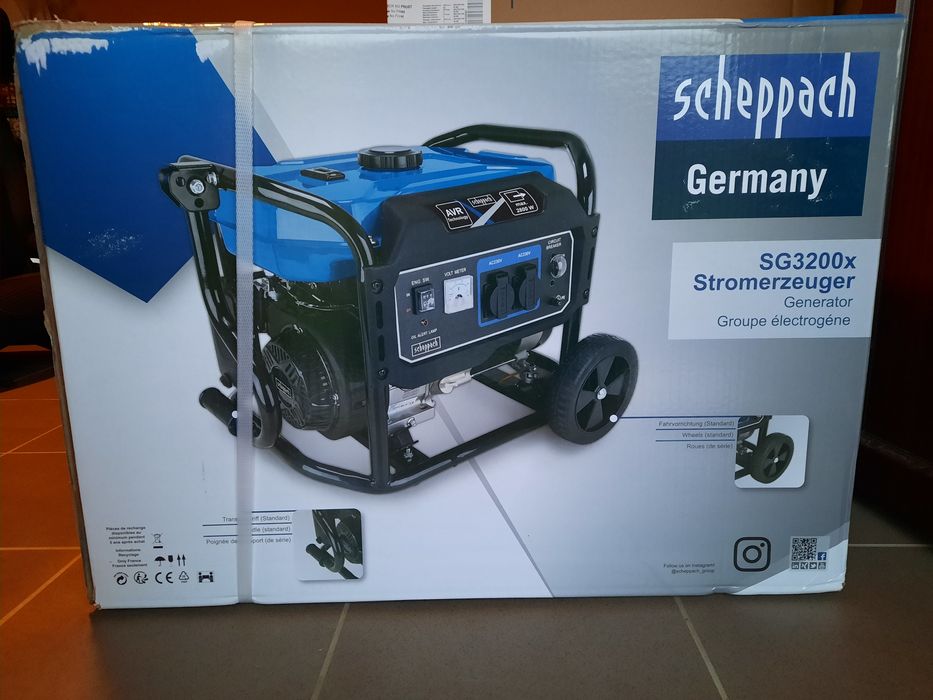 Бензиновий генератор Scheppach SG3200x Germany,новий