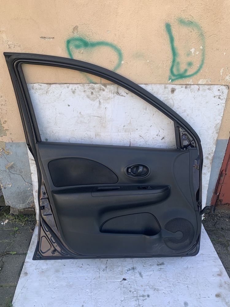 Drzwi lewe przednie lewy przód Nissan Micra K13 kolor GAB G