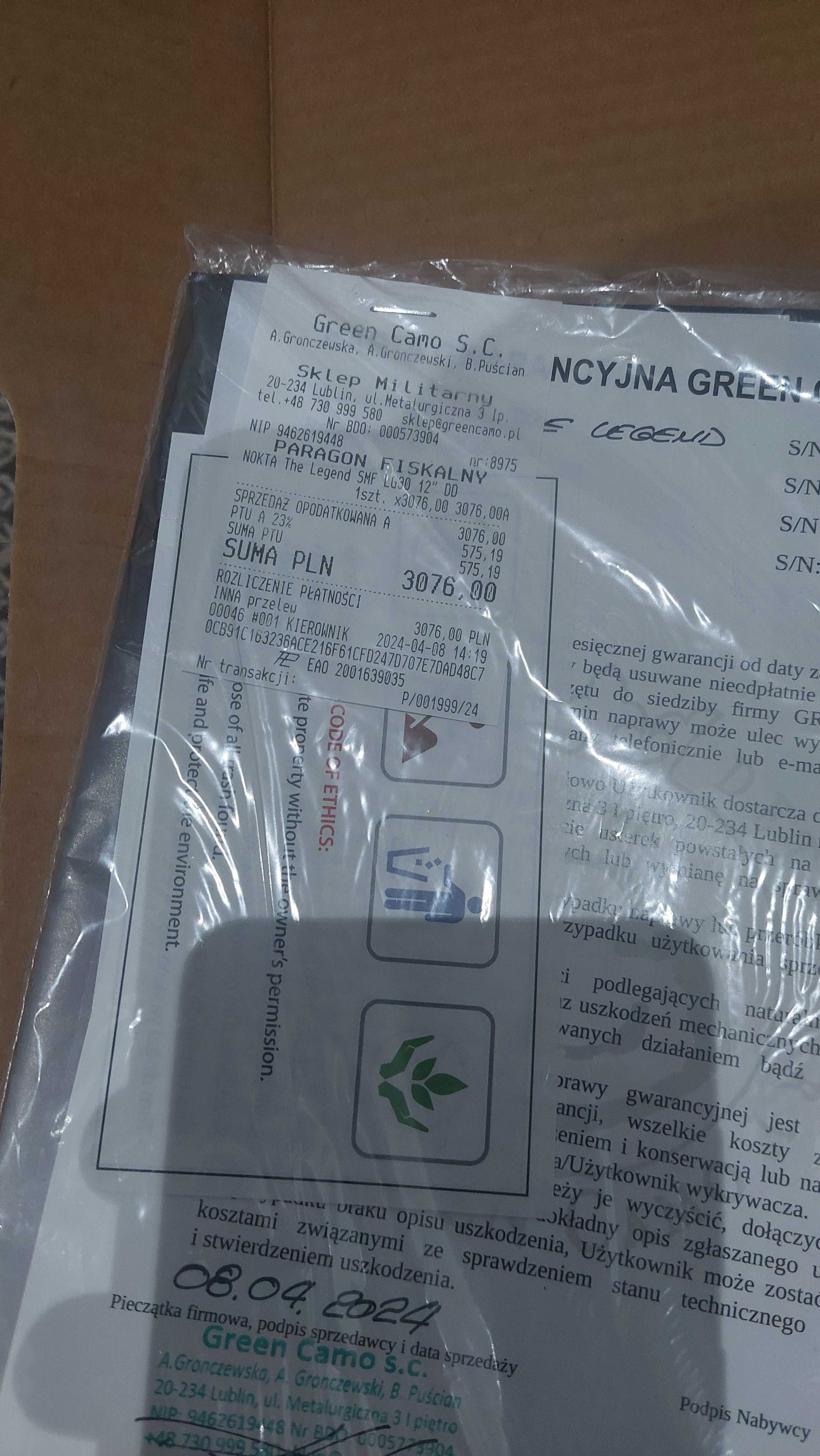 Wykrywacz metali nokta legend stan idealny 2024