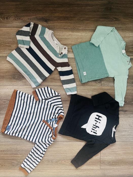 Zestaw 4 bluz dla chłopca 86 h&m