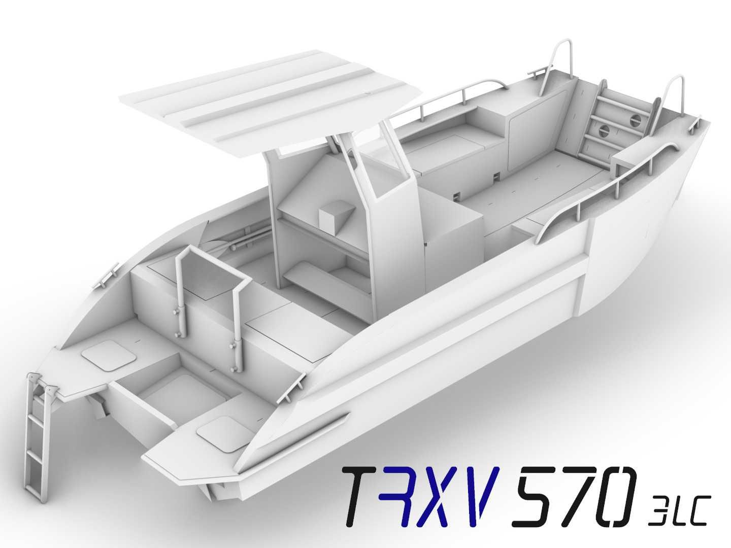 Łódź aluminiowa TRXV 3LC Ultra Marine