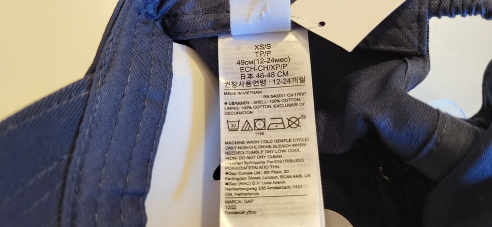 Chapéu GAP 12 -24 meses