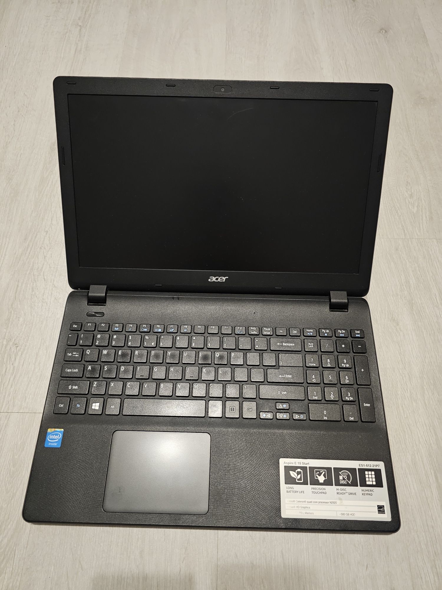ACER Aspire ES15+ ladowarka i gratis płyta chłodząca
