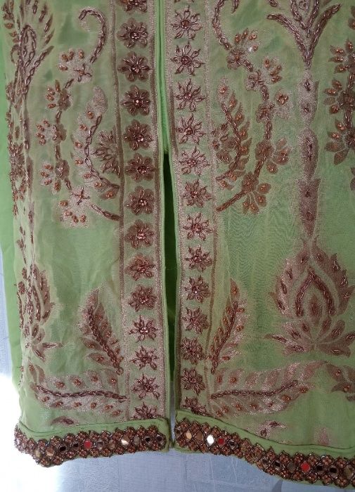 Шелковая вышитая галабея восточное платье костюм восточной красавицы