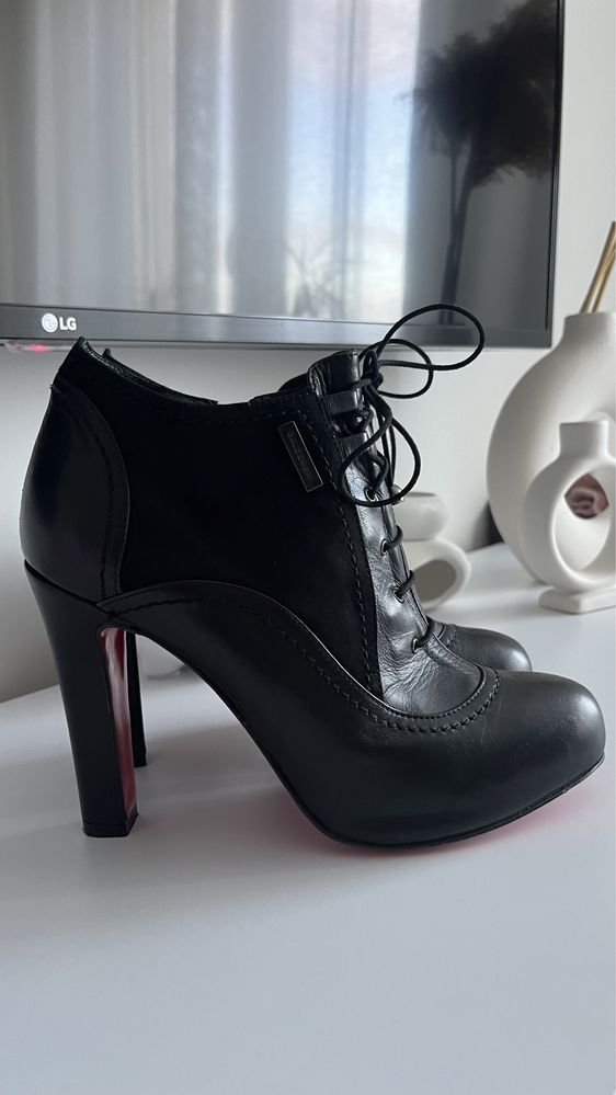 Świetne buty botki skóra naturalna kazar Bałdowski Badura Zara