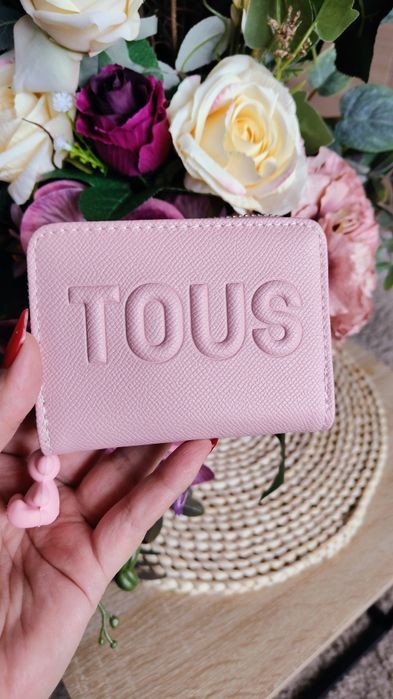 Różowy portfel Tous
