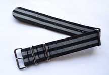 Pasek do zegarka NATO 24mm nylonowy parciany Bond 007