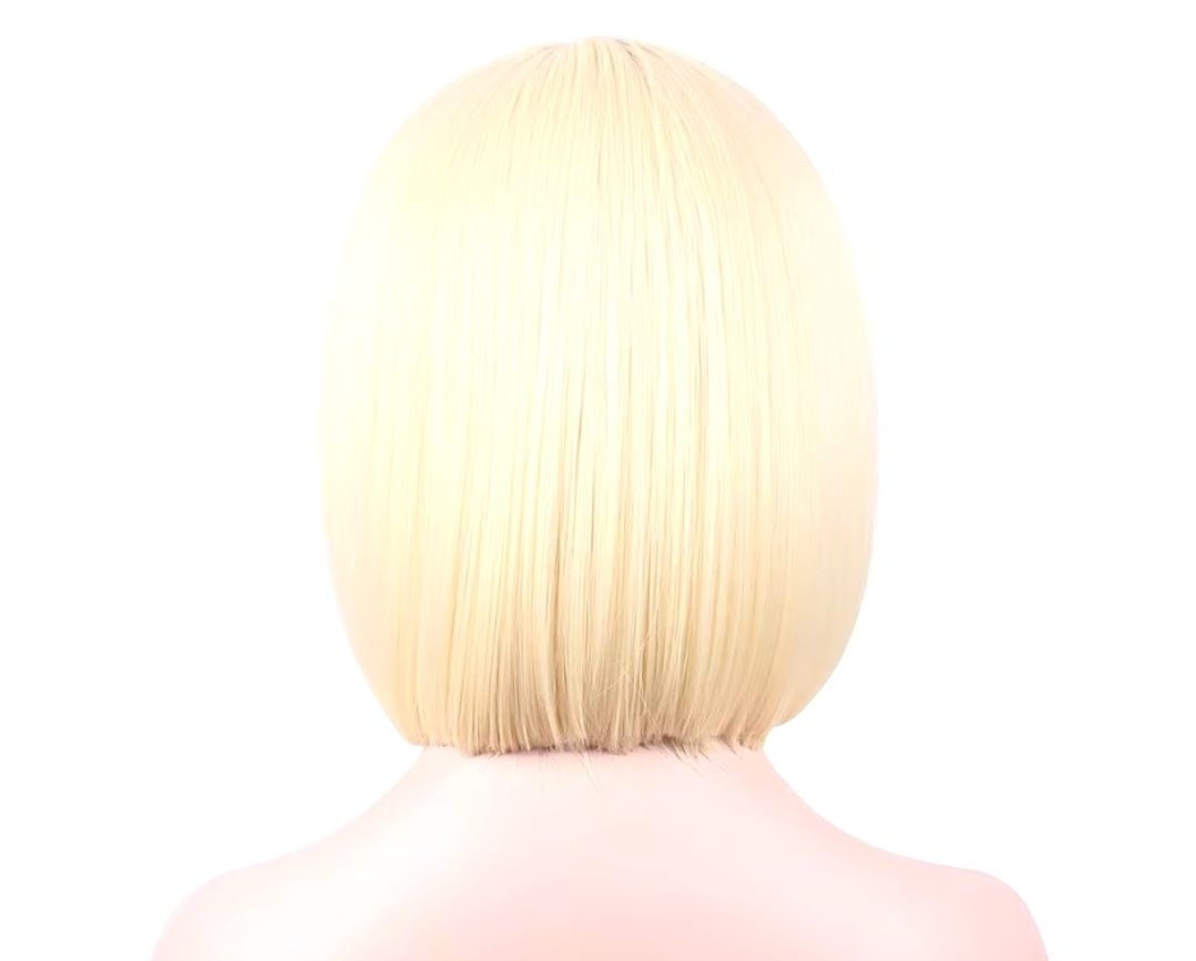 Peruka jasny blond bob