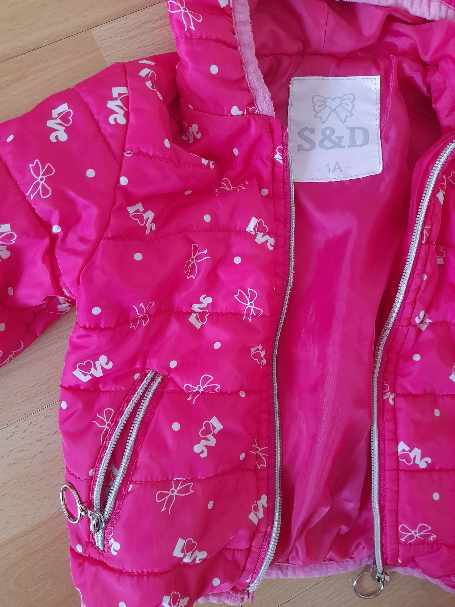 Дитяча куртка для дівчинки 80-86