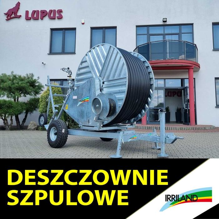 Deszczownia szpulowa włoska Irriland SILVER Ø63/350 oraz inne | 2025