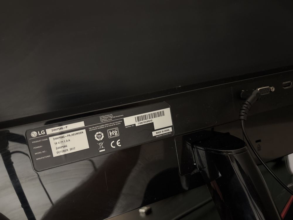Monitor LG 24MP59G 23,8’’