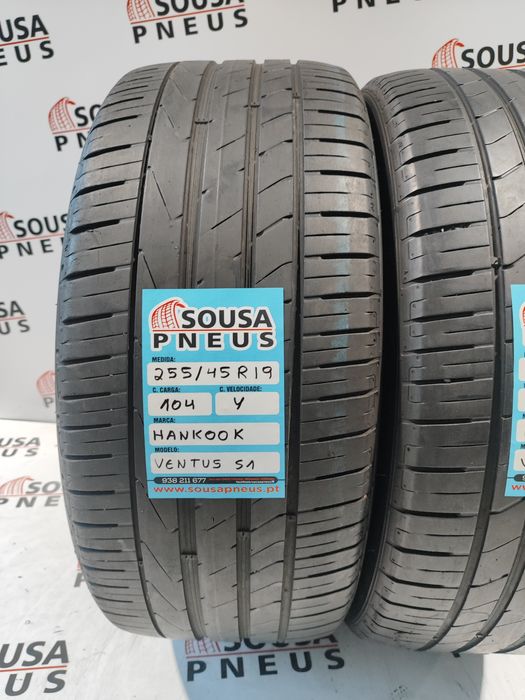 2 pneus semi novos 255-45R19 Hankook - Oferta dos Portes