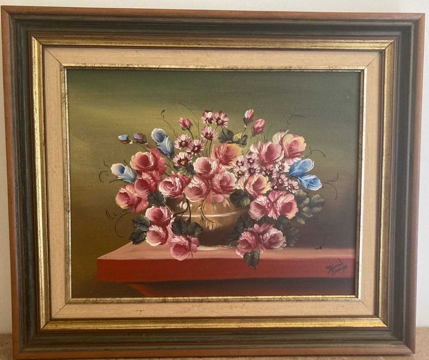 Quadro pintado à óleo