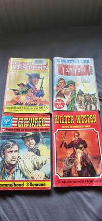 Western 4 x książki po niemiecku kekcjonerskie cena za zeztaw