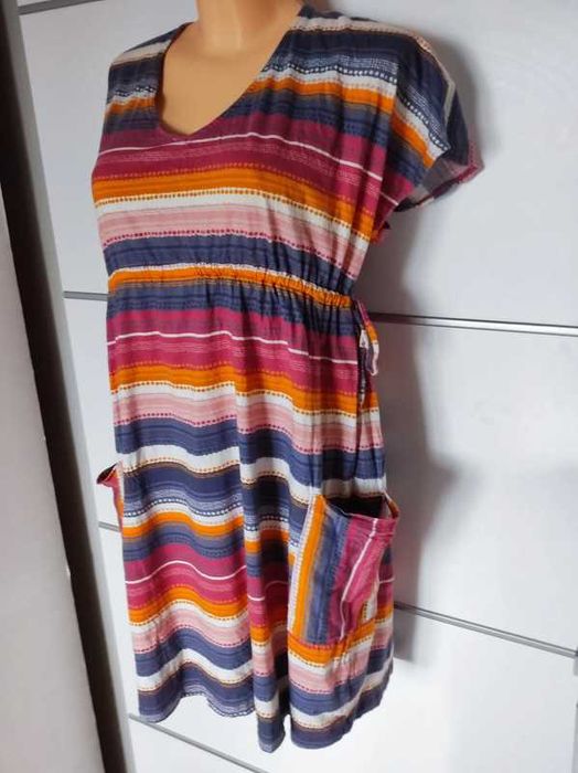 Next r 44 sukienka na lato bawełna wiskoza plus size