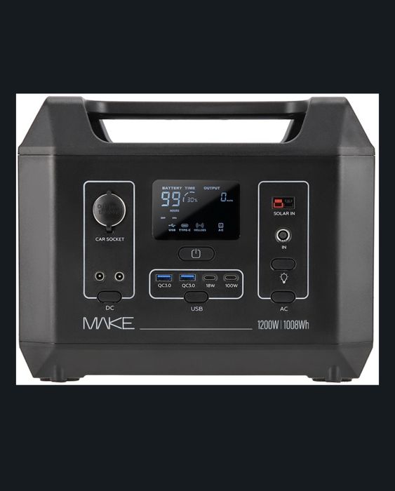 Зарядна станція MAKE 1200W 1008Wh.Пікова потужність 2400Вт.В наявності