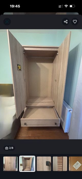 Szafa Black Red White