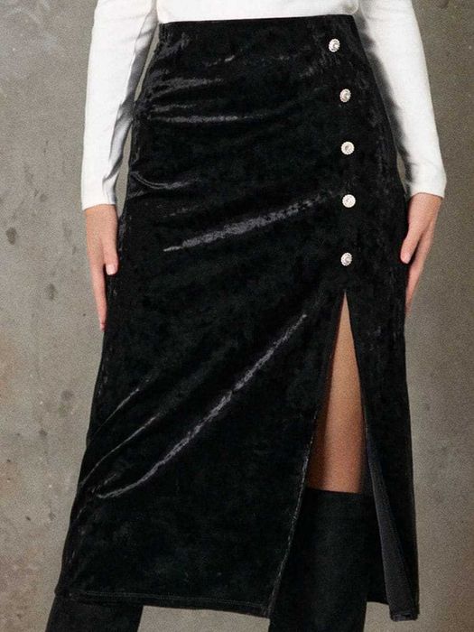 Велюрова Трендова Спідниця