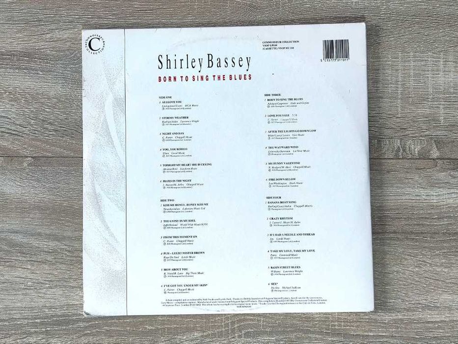 Коллекционный винил: Shirley Bassey "Born to Sing the Blues" 2LP EX\VG