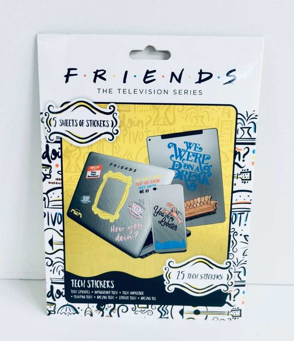 Naklejki na laptopa Friends 25szt Poznań Sklep