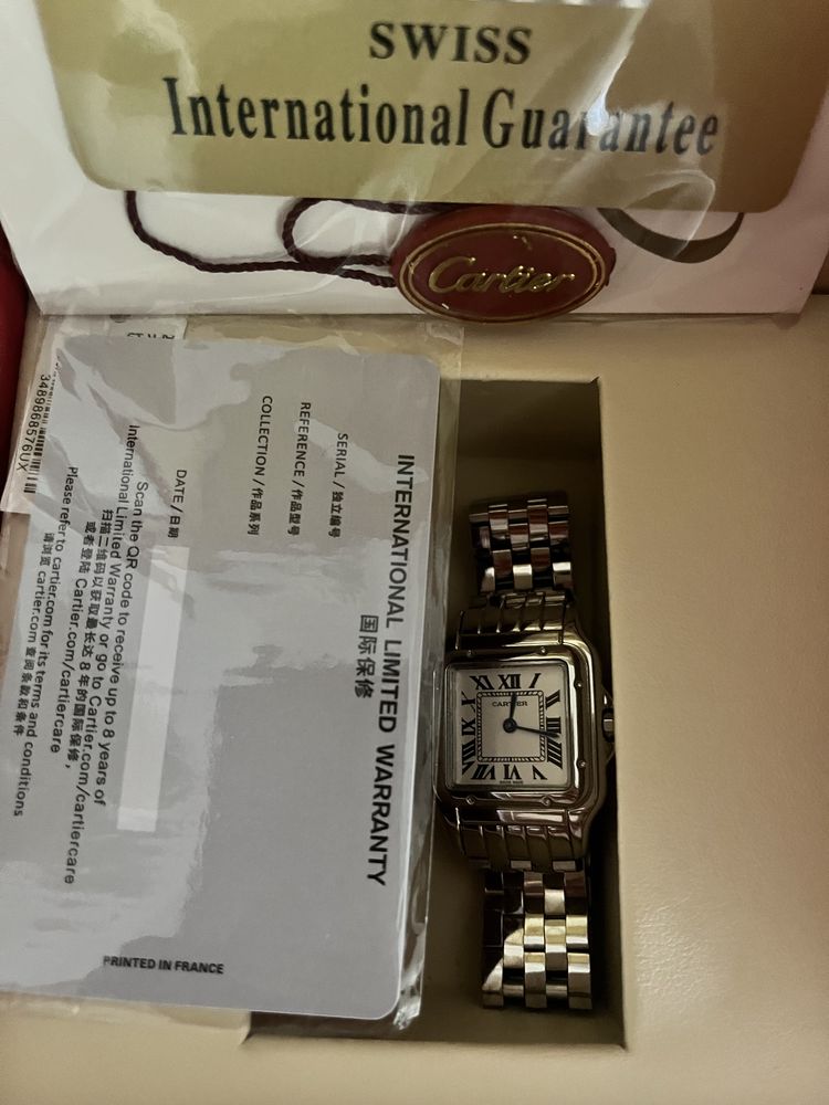 Zegarek nowy cartiet panthere 27 medium damdki