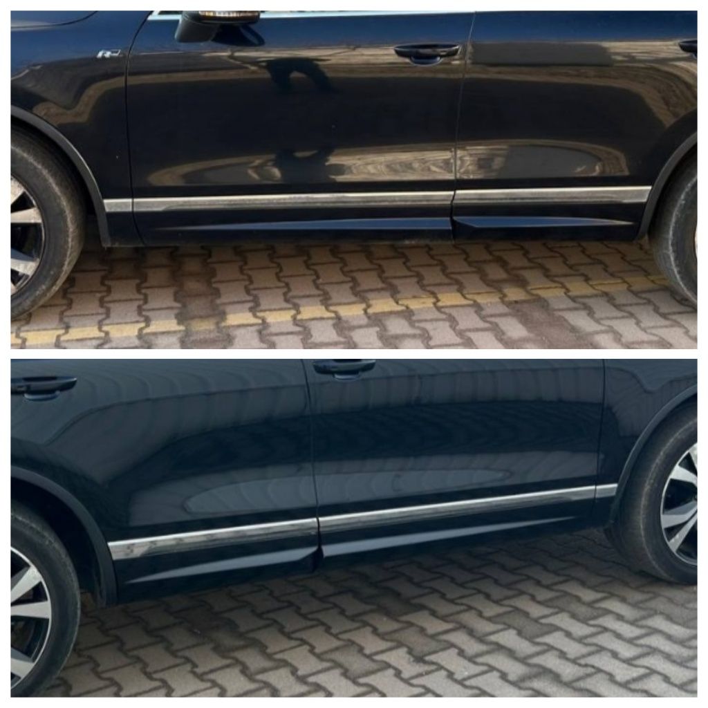 Молдинг листва накладка двери R-Line Туарег тоуарег NF 7P Touareg VW