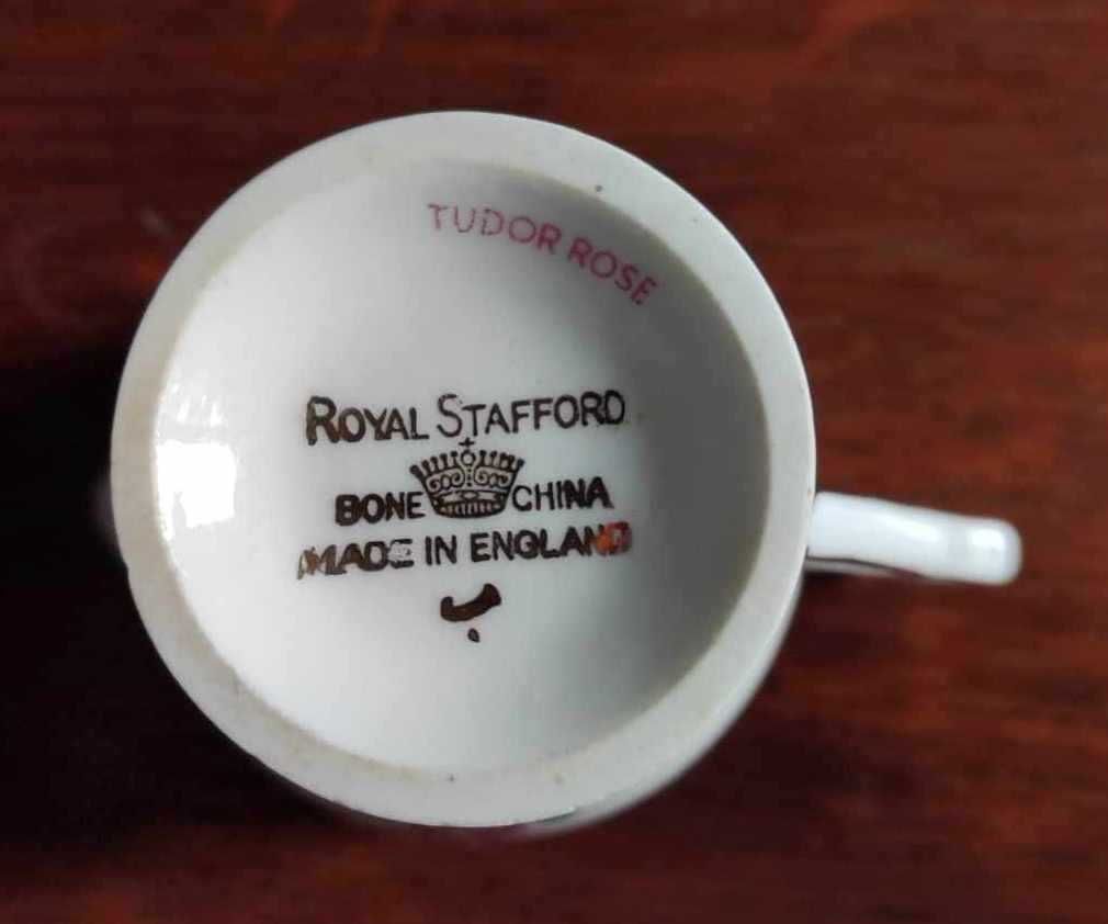 filiżanka + dzbanuszek Royal Stafford porcelana angielska ANTYK