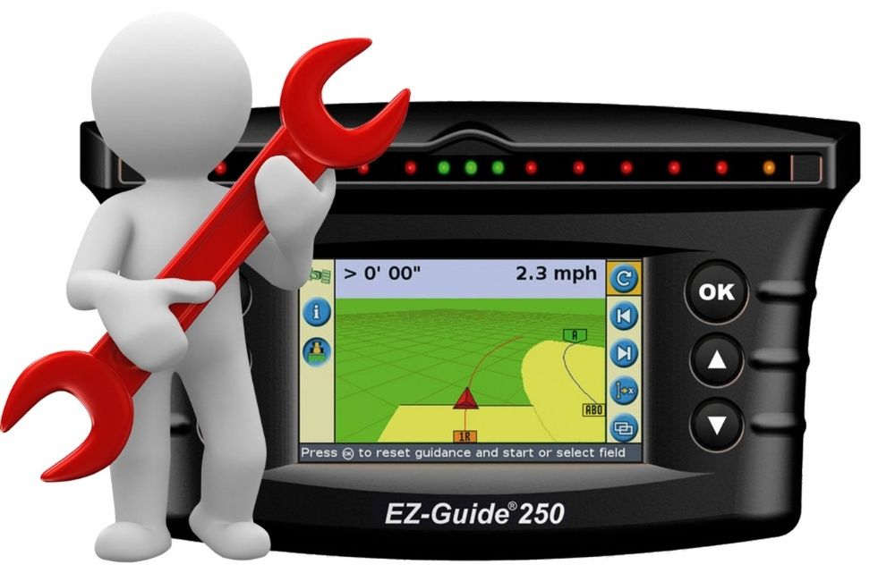 Ремонт GPS Trimble Ez-guide 250 500, CFX 750 Курсоуказатель
