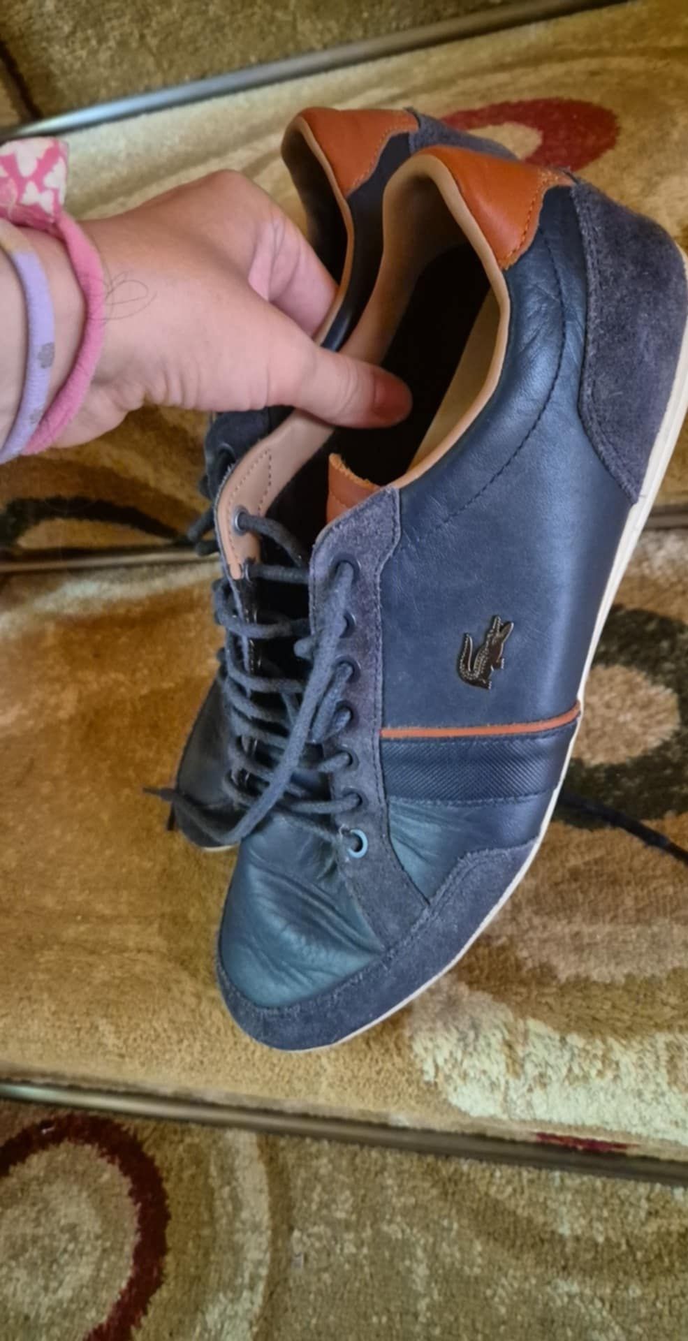 Buty Lacoste niebieskie