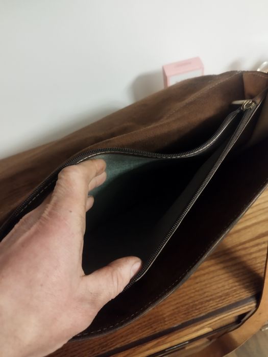 Шкiряна чоловiча сумка