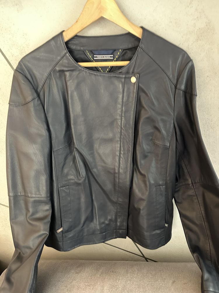 Kurtka skórzana Tommy Hilfiger rozm L
