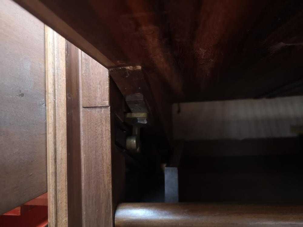 Sekretera Biurko ART-DECO Okazałe Sygnowane Palisander Stare Antyk.