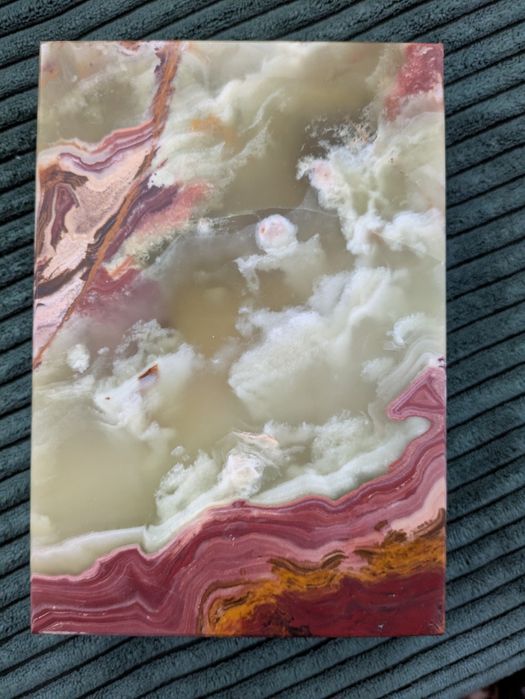 Шкатулка з оніксу, натуральний камінь