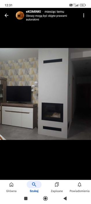 Kompletny kominek Kominek z montażem, kominki obudowa kominka komplet