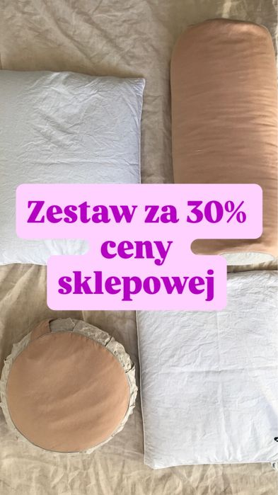 Plantule Pillows - poduszki, wałek do jogi, poduszka do medytacji