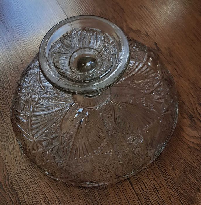 Patera / owocarka szklana, gotycka