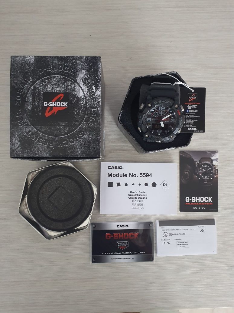 Casio G-Shock GG-B100-1A NEW ORIGINAL
Bluetooth | Mudmaster |Carbon