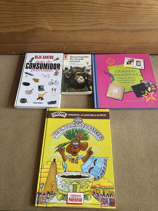 Conjunto de 4 livros
