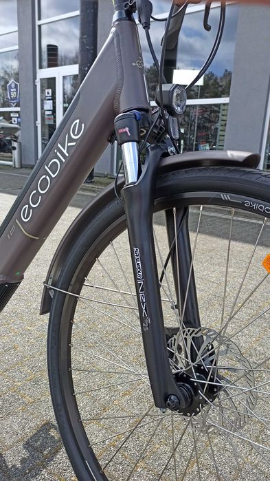 Rower elektryczny miejski Ecobike X-City Coffee 17.5Ah model 2023