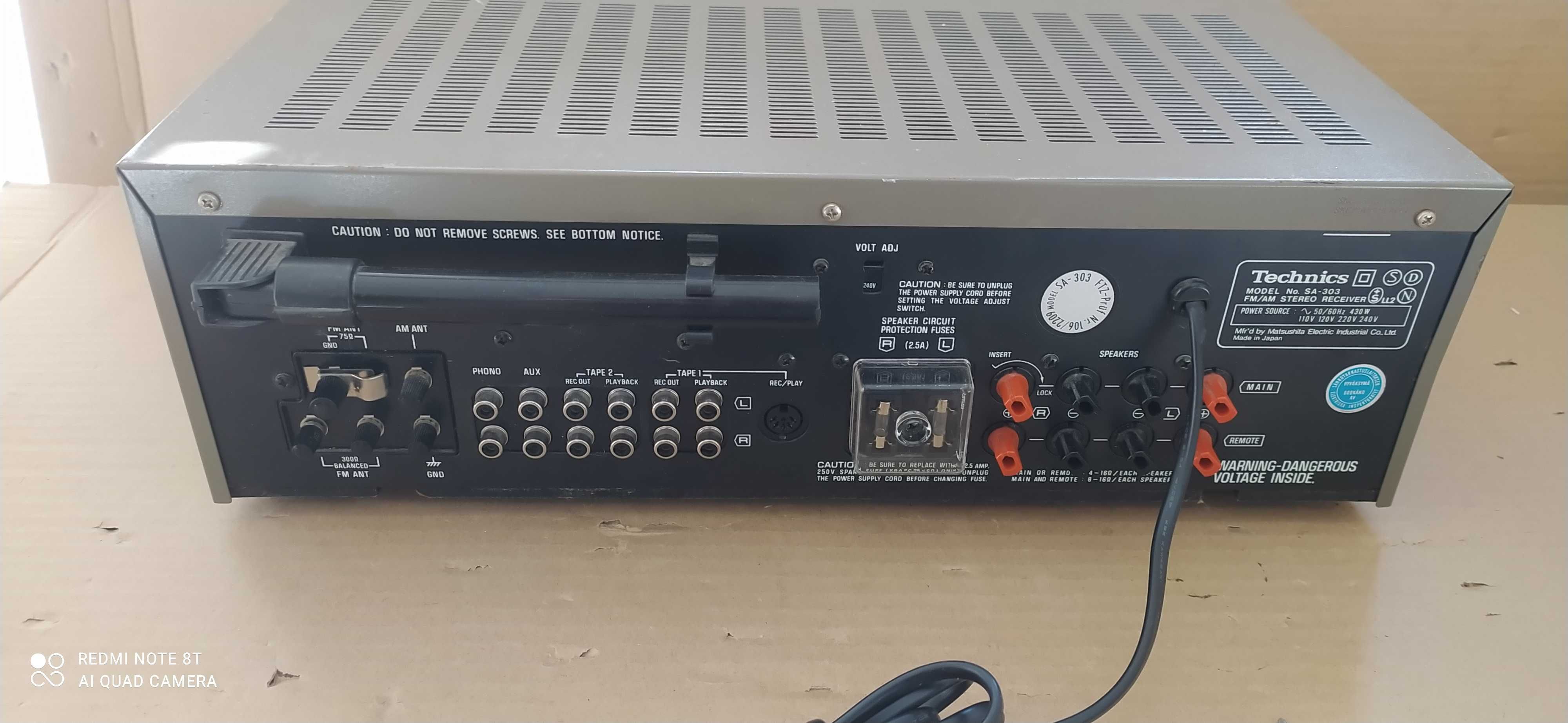 Amplituner Technics SA-303 srebrny