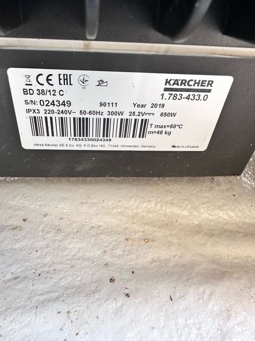 Karcher BD 38/12 C ! 2019 ! Підлогомийна машина