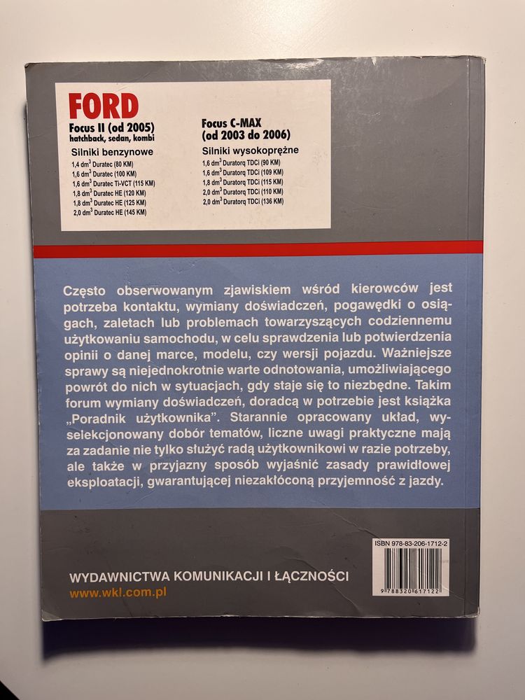 Ford Focus II i C-MAX - Dieter Korp / poradnik użytkownika