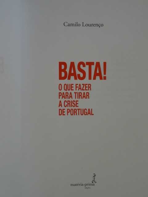 Basta! de Camilo Lourenço