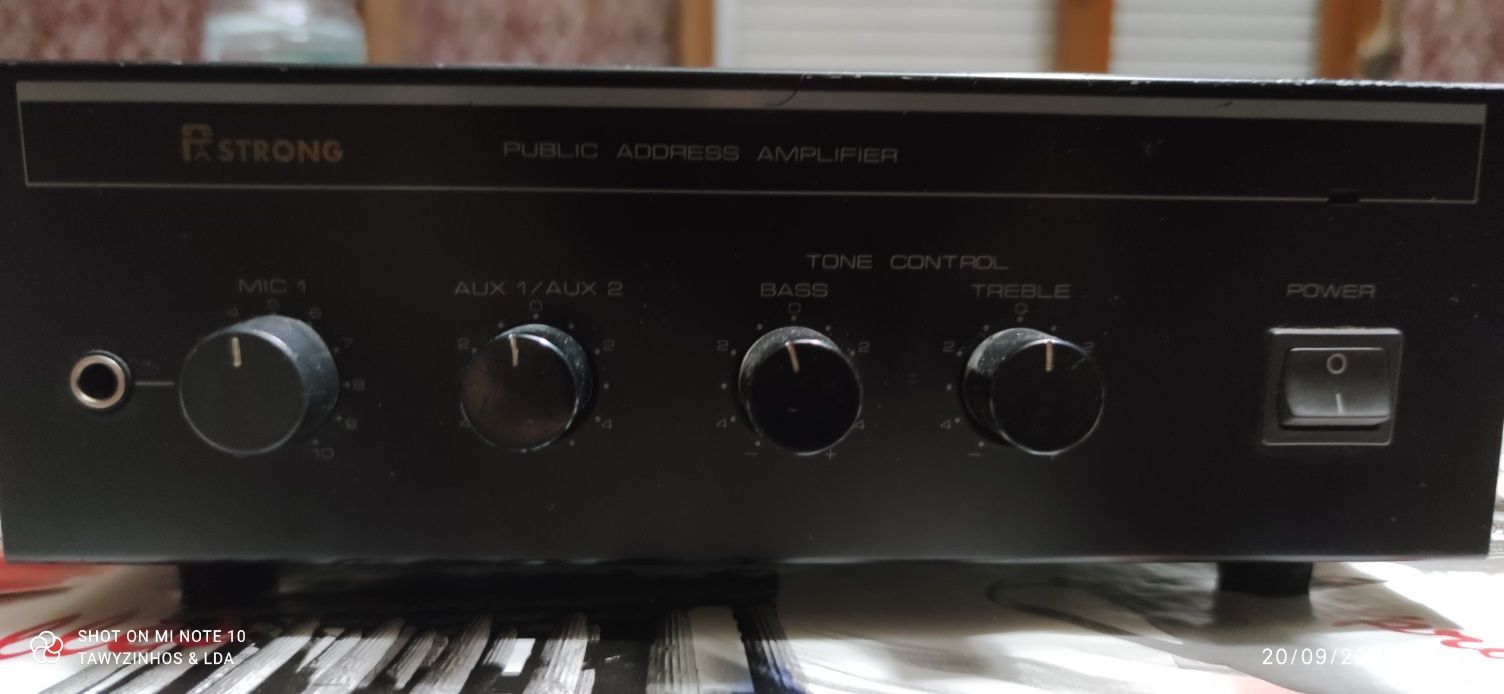 Amplificador 12v ou/220 v publicidade