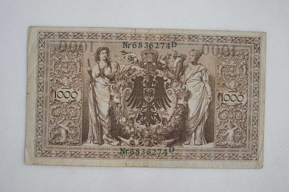 Banknot kolekcjonerski 1000 Marek niemieckich 1910