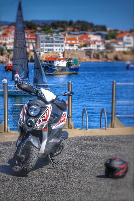 Sym crox 50cc branca