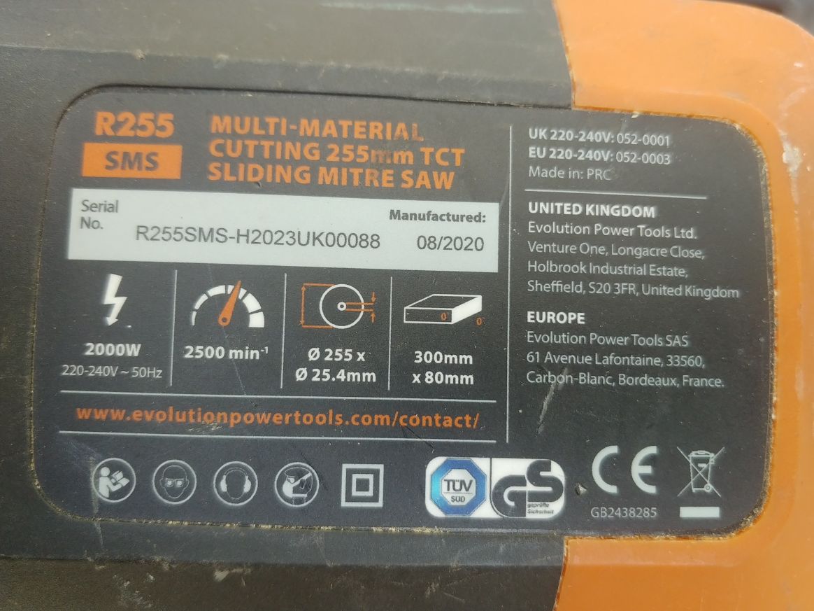Ukosnica evolution r255sms