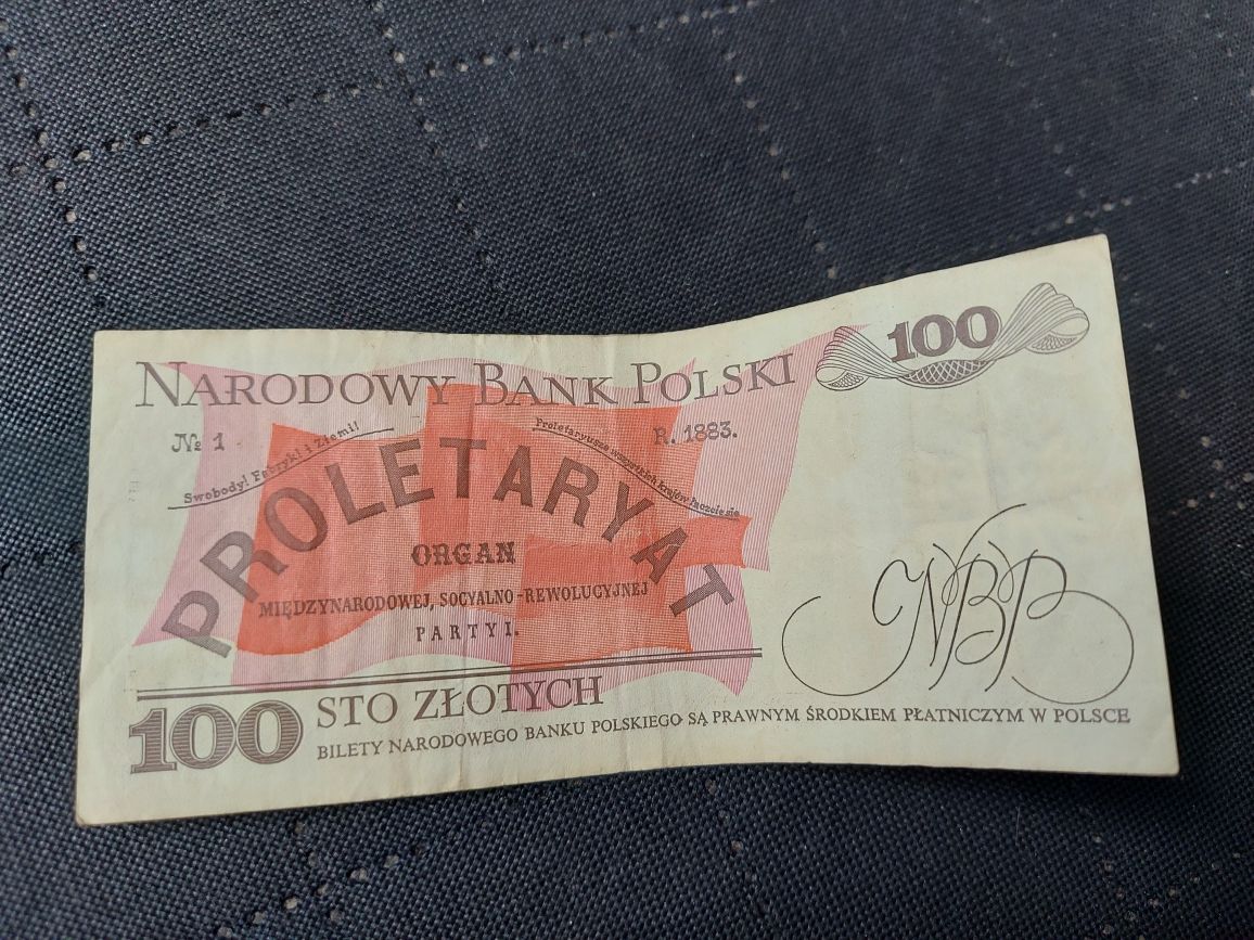 Stare banknoty Polskie 50 , 100 , 500 .