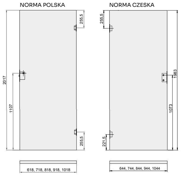 WYPRZEDAŻ Drzwi wewnętrzne Voster model Y Dąb Latte 70 cm Lewe