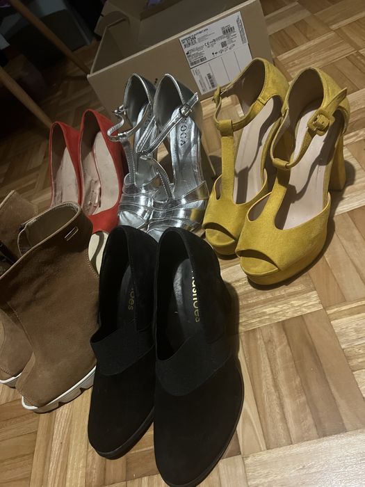 Conhunto 5 sapatos femenino